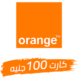 كارت شحن اورنج 100 جنيه