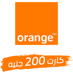كارت شحن اورنج 200 جنيه